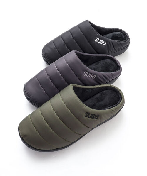 SUBU(スブ)の「【SUBU/スブ】PERMANENT COLLECTION ウィンターサンダル 冬用 ルームシューズ(サンダル・メンズ・チャコールグレー/ブラック/オリーブ/グリーン/ネイビー・2/1/3)」の7枚目の写真