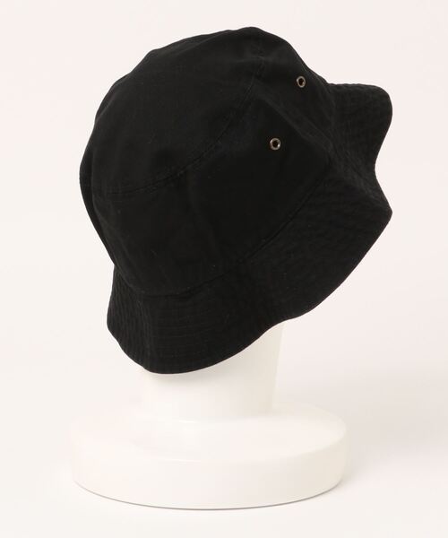 GIORDANO（ジョルダーノ）の「[GIORDANO] ワールドロゴ刺繍コットンバケットハット（ハット・レディース・ブラック/グリーン/ホワイト・FREE）」の4枚目の写真