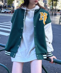 ワッペン付スタジャン