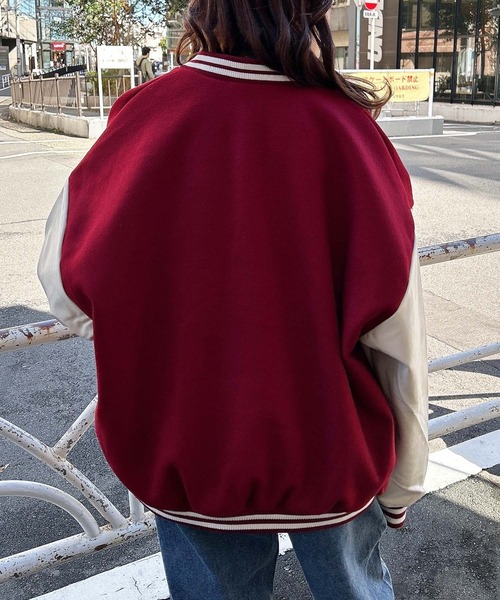 INGNI（イング）の「ワッペン付スタジャン（スタジャン・レディース・ブラック系その他2/ブラック×ブラック/グリーン系8/レッド系9・M）」の15枚目の写真