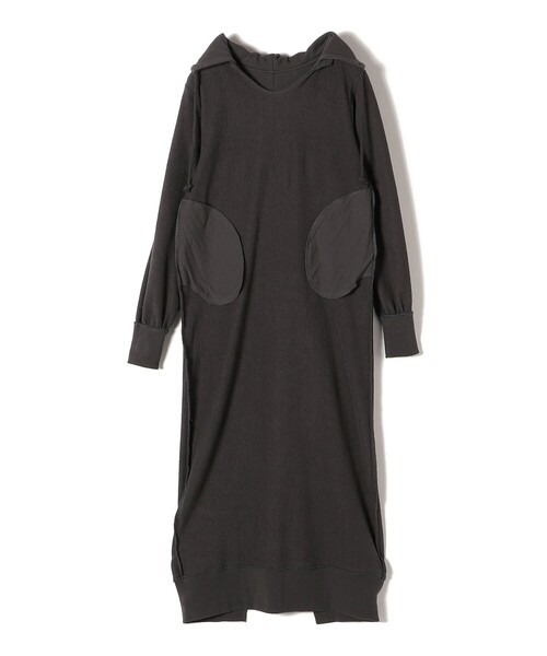 Russell Athletic（ラッセルアスレティック）の「*【SHIPS別注】RUSSELL ATHLETIC:キーネックフードワンピース◆（ワンピース・レディース・ブラック/アイボリー/チャコールグレー/グリーン・SMALL/MEDIUM）」の12枚目の写真