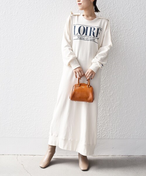 Russell Athletic（ラッセルアスレティック）の「*【SHIPS別注】RUSSELL ATHLETIC:キーネックフードワンピース◆（ワンピース・レディース・ブラック/アイボリー/チャコールグレー/グリーン・SMALL/MEDIUM）」の22枚目の写真