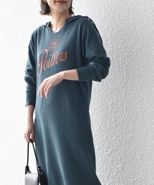 セール】*【SHIPS別注】RUSSELL ATHLETIC:キーネックフード