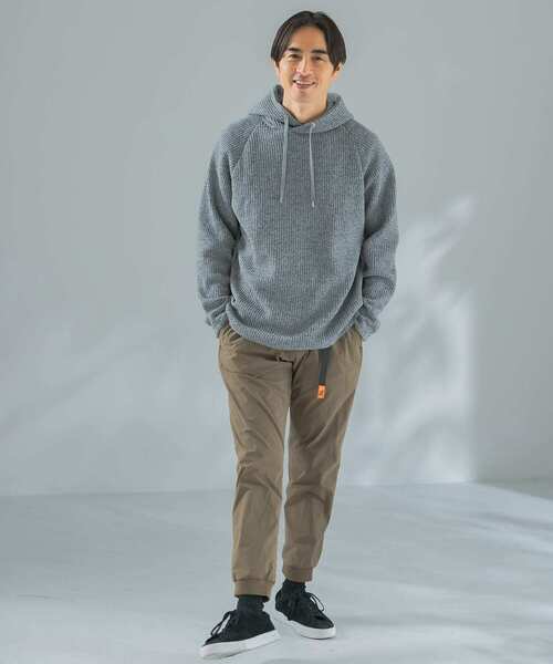 URBAN RESEARCH ROSSO MEN（アーバンリサーチロッソメン）の「『XLサイズ』ワッフルニットパーカー（パーカー・メンズ・グレー/ブラック・X-LARGE/MEDIUM/LARGE）」の18枚目の写真