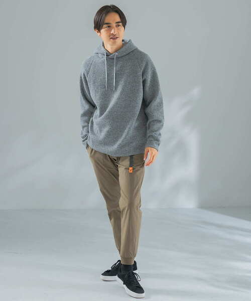 URBAN RESEARCH ROSSO MEN（アーバンリサーチロッソメン）の「『XLサイズ』ワッフルニットパーカー（パーカー・メンズ・グレー/ブラック・X-LARGE/MEDIUM/LARGE）」の19枚目の写真