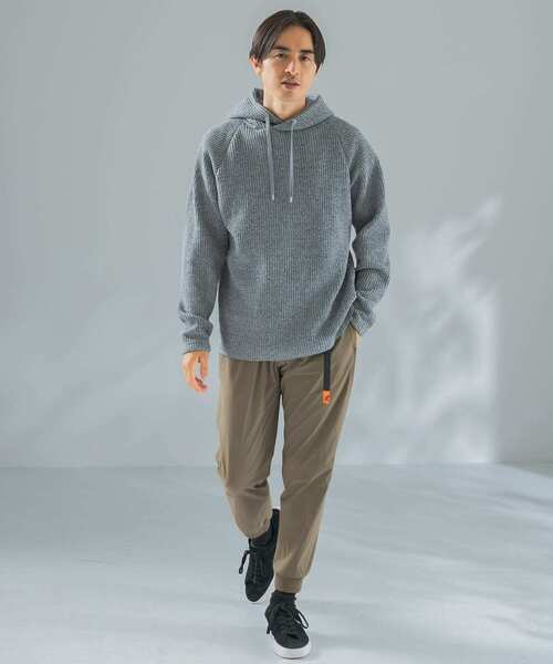 URBAN RESEARCH ROSSO MEN（アーバンリサーチロッソメン）の「『XLサイズ』ワッフルニットパーカー（パーカー・メンズ・グレー/ブラック・X-LARGE/MEDIUM/LARGE）」の20枚目の写真