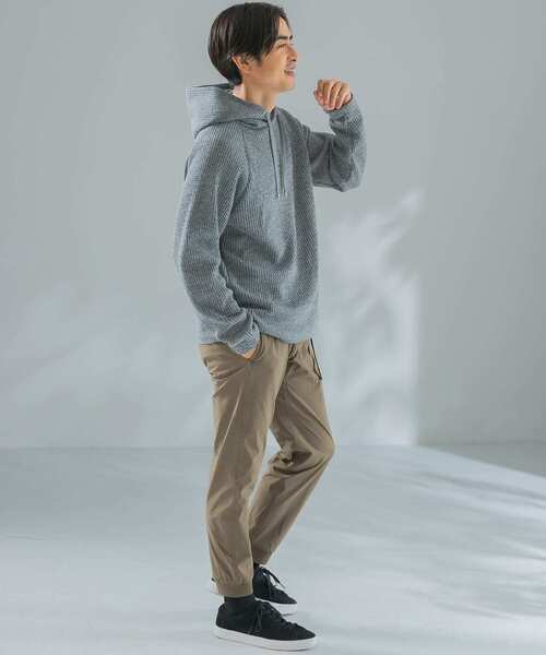 URBAN RESEARCH ROSSO MEN（アーバンリサーチロッソメン）の「『XLサイズ』ワッフルニットパーカー（パーカー・メンズ・グレー/ブラック・X-LARGE/MEDIUM/LARGE）」の21枚目の写真