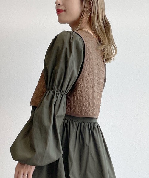 w closet（ダブルクローゼット）の「ポコポコベストセットロング