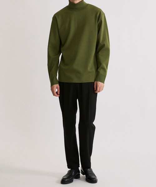 UNITED TOKYO（ユナイテッドトウキョウ）の「【洗える】OnE 18gウールミラノリブタートル（ニット/セーター・メンズ・ブラック/グレー/カーキ/オフホワイト・1/2/3）」の10枚目の写真