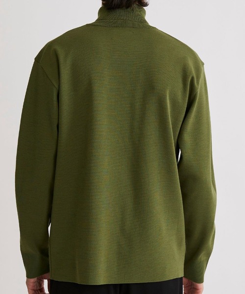 UNITED TOKYO（ユナイテッドトウキョウ）の「【洗える】OnE 18gウールミラノリブタートル（ニット/セーター・メンズ・ブラック/グレー/カーキ/オフホワイト・1/2/3）」の14枚目の写真