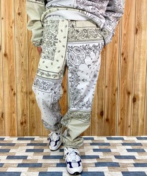 RVCA（ルーカ）の「【ムラサキスポーツ別注】RVCA/ルーカ オーバーサイズ ペイズリージョガーパンツ 総柄パンツ/ボンディング 撥水 防水 裏起毛/セットアップ対応 BC042-P71（その他パンツ・メンズ）」