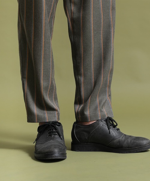 osharewalker（オシャレウォーカー）の「【廃盤】『ストライプ柄スラックスパンツ』（スラックス・メンズ・ブラック/チャコール・M/L/XL）」の21枚目の写真