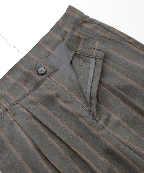 osharewalker（オシャレウォーカー）の「【廃盤】『ストライプ柄スラックスパンツ』（スラックス・メンズ・ブラック/チャコール・M/L/XL）」の22枚目の写真