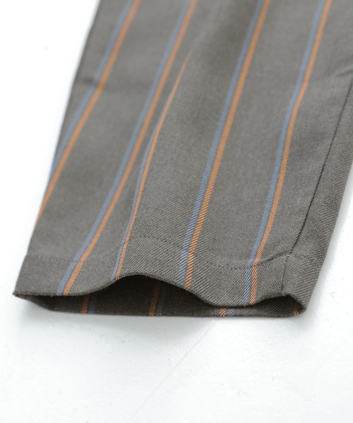 osharewalker（オシャレウォーカー）の「【廃盤】『ストライプ柄スラックスパンツ』（スラックス・メンズ・ブラック/チャコール・M/L/XL）」の10枚目の写真