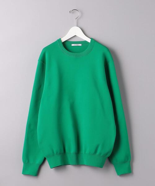 SLOANE(スローン)の「【別注】<SLOANE>2PLY クルーネック ニット(ニット/セーター・メンズ・オレンジ/ホワイト/ケリー/ネイビー・5/4/3)」の2枚目の写真