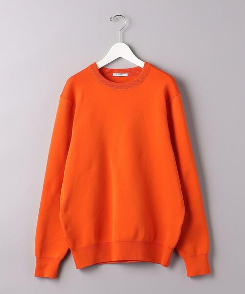 SLOANE(スローン)の「【別注】<SLOANE>2PLY クルーネック ニット(ニット/セーター・メンズ・オレンジ/ホワイト/ケリー/ネイビー・5/4/3)」の4枚目の写真