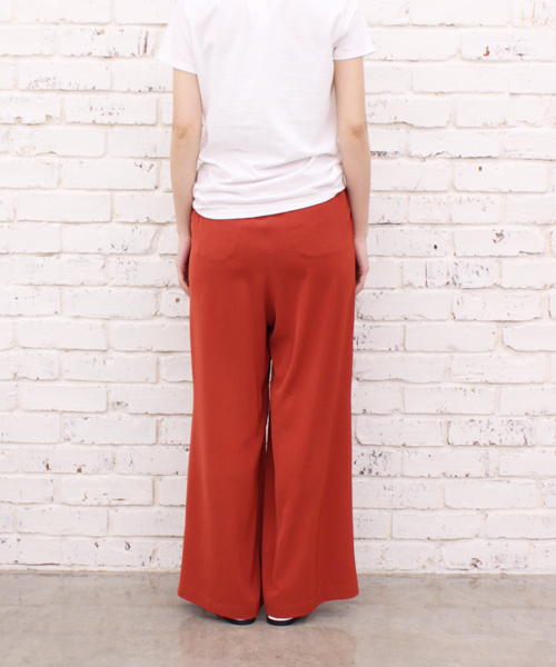 GALLARDAGALANTE（ガリャルダガランテ）の「トリアセワイドパンツ（その他パンツ・レディース・オレンジ/ブラック・FREE）」の4枚目の写真