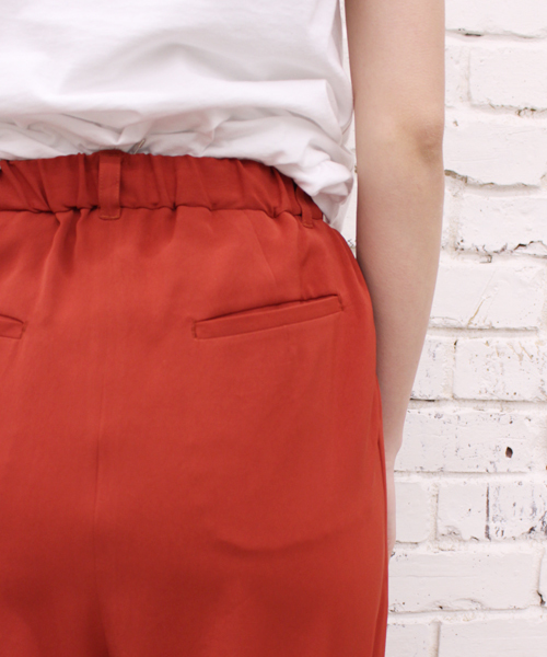 GALLARDAGALANTE（ガリャルダガランテ）の「トリアセワイドパンツ（その他パンツ・レディース・オレンジ/ブラック・FREE）」の6枚目の写真