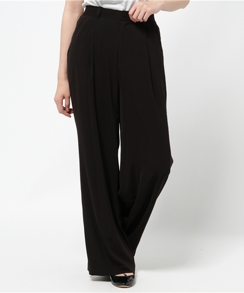 GALLARDAGALANTE（ガリャルダガランテ）の「トリアセワイドパンツ（その他パンツ・レディース・オレンジ/ブラック・FREE）」の2枚目の写真