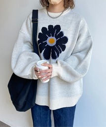 CPCM | お花モチーフジャガードニット(ニット/セーター)