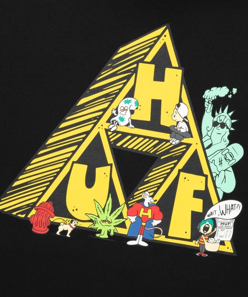 HUF(ハフ)の「SATURDAY MORNING TT HOODIE / HUF フード パーカー(パーカー・メンズ・オフホワイト/ブラック・LARGE/X-LARGE/XX-LARGE/MEDIUM/SMALL)」の18枚目の写真