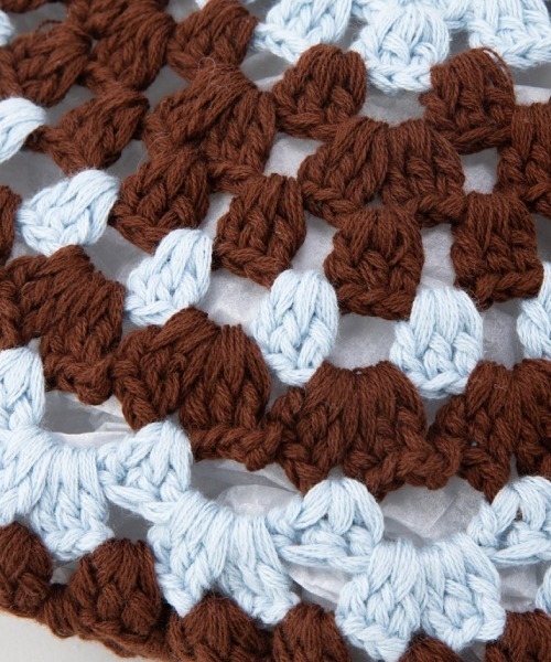 Casselini（キャセリーニ）の「Casselini(キャセリーニ)クロシェベレー帽（ハンチング/ベレー帽・レディース・ブルー/ベージュ/ピンク・FREE）」の18枚目の写真