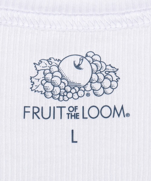 FRUIT OF THE LOOM（フルーツオブザルーム）の「リブタンクトップ3Pパック / ノースリーブ / パック / シンプル / カジュアル / 無地 / インナー / ユニセックス（タンクトップ・メンズ・ブラック/グレー/ホワイト・M/L/XL）」の10枚目の写真