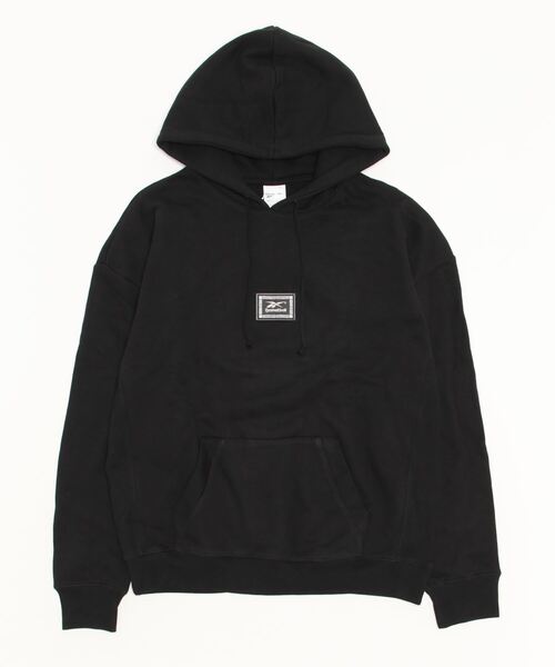 Reebok（リーボック）の「バスケットボール フリース フーディ / BB BBALL HW FLEECE HOOD（パーカー・メンズ・ブラック/ホワイト・LARGE/X-LARGE/SMALL/MEDIUM/XX-LARGE/XXX-LARGE）」の10枚目の写真