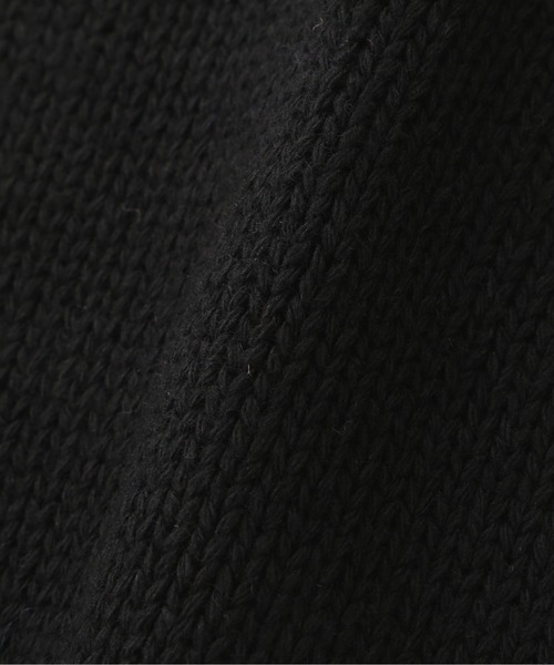 DETAILS(ディテールズ)の「DETAILS/ディテイルズ/度詰メリヤス編みPO(ニット/セーター・レディース・ブラック/ベージュ・F)」の8枚目の写真