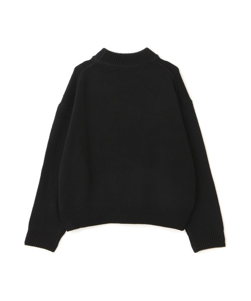 DETAILS(ディテールズ)の「DETAILS/ディテイルズ/度詰メリヤス編みPO(ニット/セーター・レディース・ブラック/ベージュ・F)」の6枚目の写真