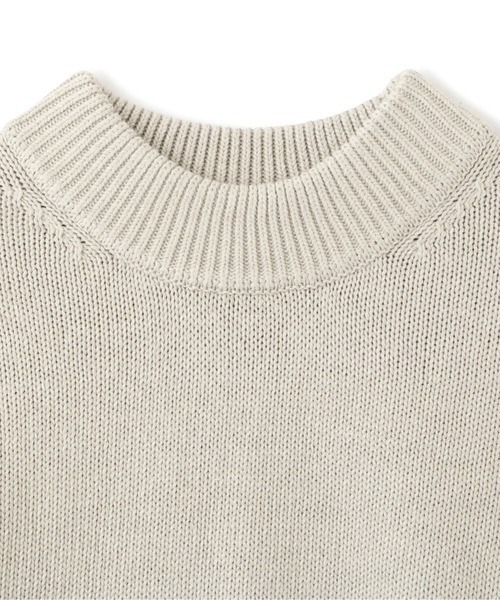 DETAILS(ディテールズ)の「DETAILS/ディテイルズ/度詰メリヤス編みPO(ニット/セーター・レディース・ブラック/ベージュ・F)」の11枚目の写真