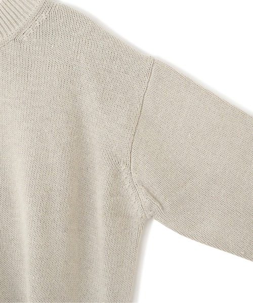 DETAILS(ディテールズ)の「DETAILS/ディテイルズ/度詰メリヤス編みPO(ニット/セーター・レディース・ブラック/ベージュ・F)」の12枚目の写真