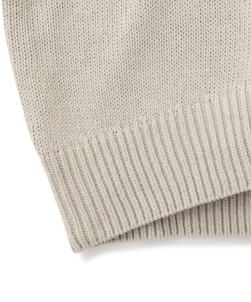 DETAILS(ディテールズ)の「DETAILS/ディテイルズ/度詰メリヤス編みPO(ニット/セーター・レディース・ブラック/ベージュ・F)」の13枚目の写真