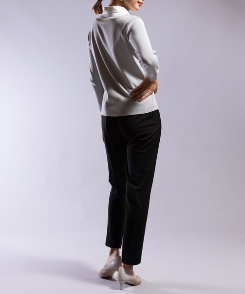 ETERNITY SELECT（エタニティ セレクト）の「美脚 テーパードパンツ（その他パンツ・レディース・ブラック/ローズ・M/L）」の14枚目の写真