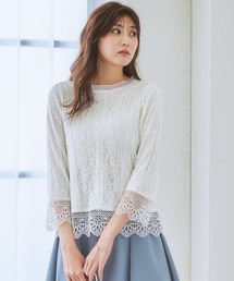 7days Life Styling | 【販売終了】【カットソー裏地付】総レースブラウス(シャツ/ブラウス)