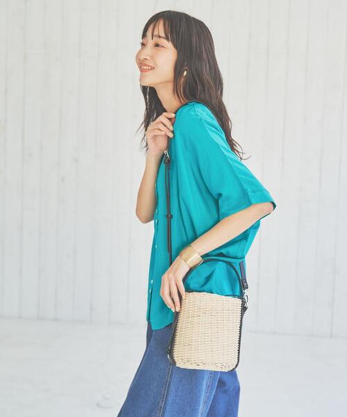 coen（コーエン）の「2WAYラタンバスケット（かごバッグ・レディース・ブラック・FREE）」の18枚目の写真