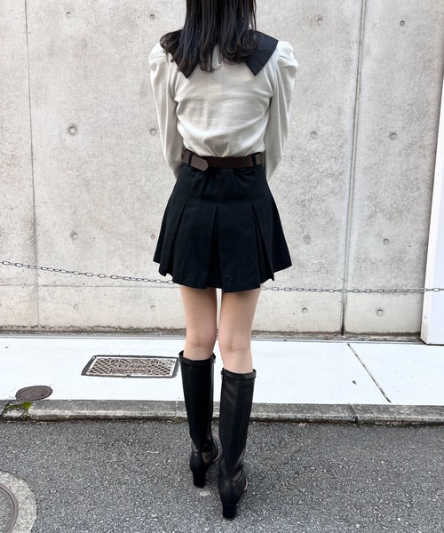 one way(ワンウェイ)の「配色ビックカラーテレコトップス(Tシャツ/カットソー・レディース・ブラック/ピンク/ホワイト・FREE)」の19枚目の写真