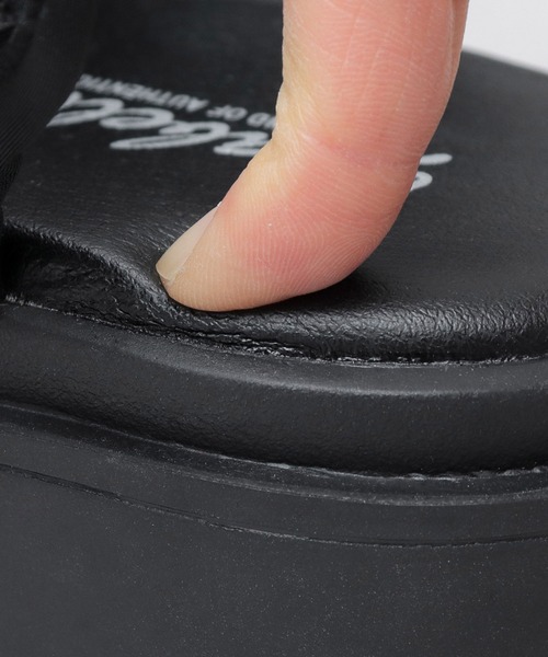 glabella（グラベラ）の「超厚底 タンクソール グルカサンダル / 厚底 フェイクレザーサンダル（サンダル・メンズ・ブラック・L/M/S）」の8枚目の写真