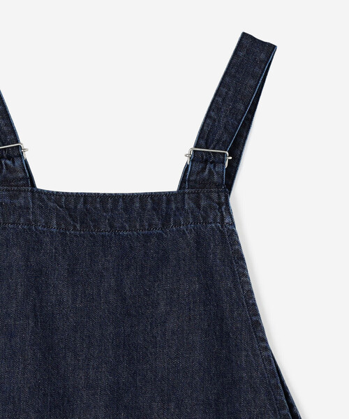 DANTON（ダントン）の「DANTON | デニム サロペットパンツ WOMEN（サロペット/オーバーオール・レディース・インディゴブルー/ブラック・36）」の12枚目の写真