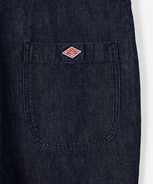 DANTON（ダントン）の「DANTON | デニム サロペットパンツ WOMEN（サロペット/オーバーオール・レディース・インディゴブルー/ブラック・36）」の10枚目の写真
