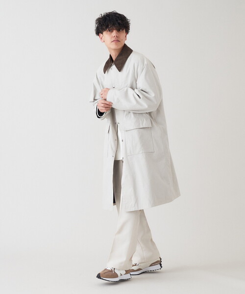 B.C STOCK(ベーセーストック)の「AEROギャバブーツカットパンツ(スラックス・メンズ・ブラウン/ブラック/アイボリー・MEDIUM/LARGE)」の13枚目の写真