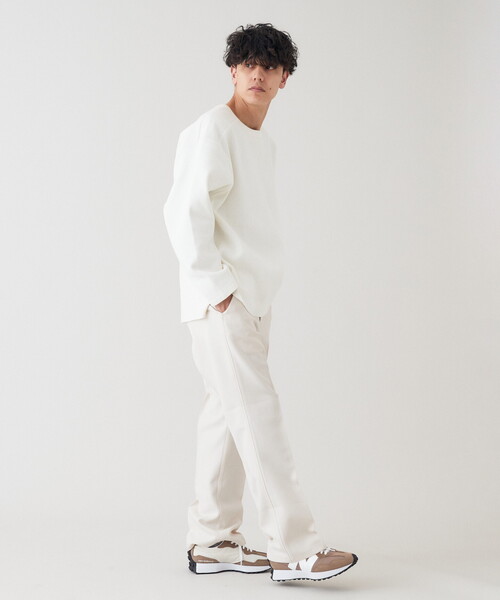 B.C STOCK(ベーセーストック)の「AEROギャバブーツカットパンツ(スラックス・メンズ・ブラウン/ブラック/アイボリー・MEDIUM/LARGE)」の16枚目の写真