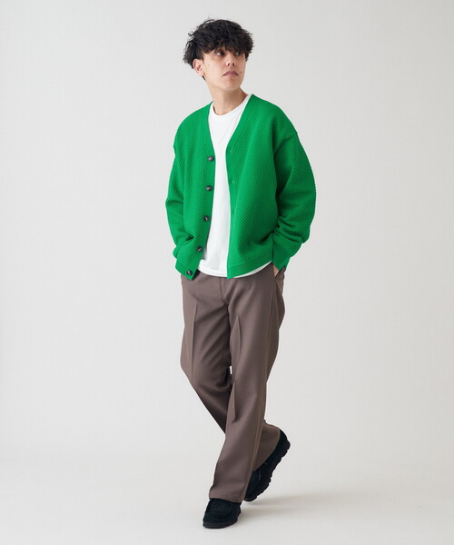 B.C STOCK(ベーセーストック)の「AEROギャバブーツカットパンツ(スラックス・メンズ・ブラウン/ブラック/アイボリー・MEDIUM/LARGE)」の22枚目の写真