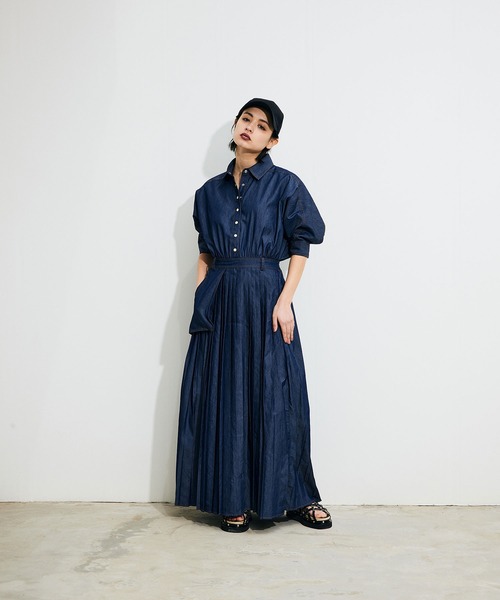 Maisones.（メゾネス）の「Flap Shirt Dress | フラップシャツ