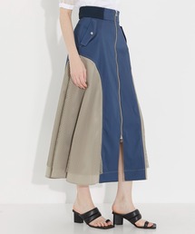 CITY TOKYO | バイカラーメッシュデザインスカート(スカート)