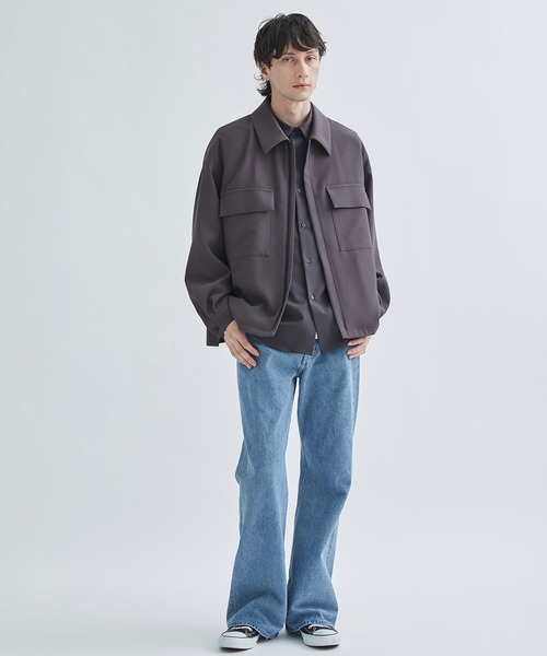 city（シティ）の「CPO ZIP SHIRT BLOUSON（ブルゾン・メンズ・ダークグレー/ブラック・1/2/3）」の16枚目の写真