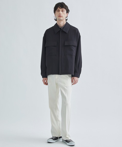 city（シティ）の「CPO ZIP SHIRT BLOUSON（ブルゾン・メンズ・ダークグレー/ブラック・1/2/3）」の3枚目の写真