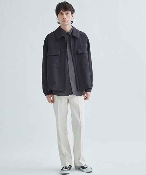 city（シティ）の「CPO ZIP SHIRT BLOUSON（ブルゾン・メンズ・ダークグレー/ブラック・1/2/3）」の4枚目の写真
