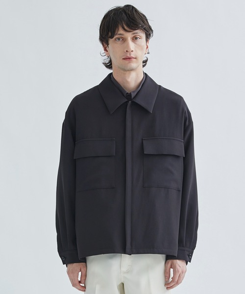 city（シティ）の「CPO ZIP SHIRT BLOUSON（ブルゾン・メンズ・ダークグレー/ブラック・1/2/3）」の5枚目の写真