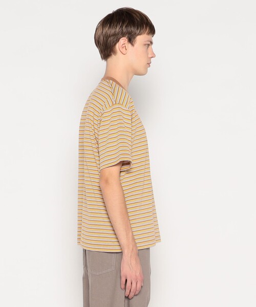 DANTON(ダントン)の「MEN'S STRIPE SHORT SLEEVE POCKET T-SHIRT(Tシャツ/カットソー・メンズ・A/ブラック系その他/C/B/ブルー系その他5・M/XL/L/XXL/S)」の22枚目の写真